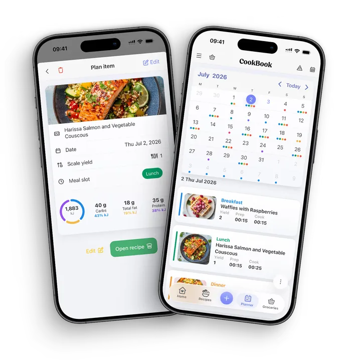 Meal planning mastery with CookBook
